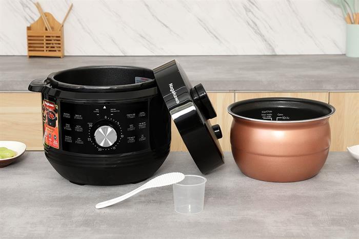 Nồi áp suất điện Nagakawa NEP5288 5 lít Màu Đen