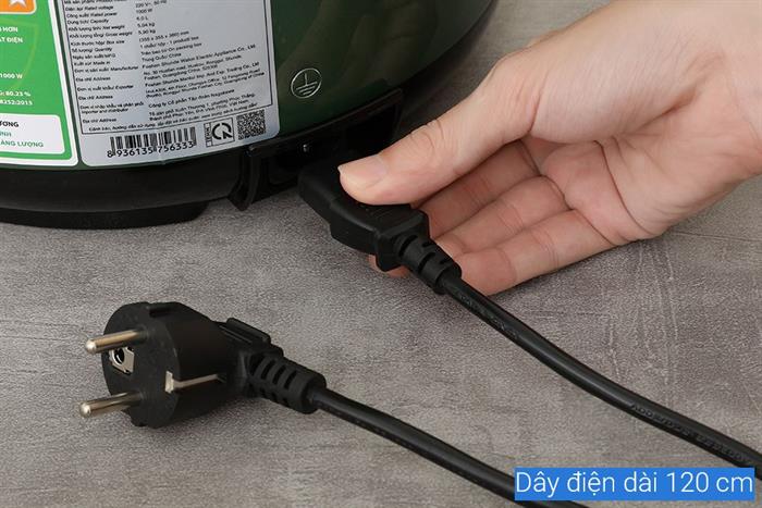 Nồi áp suất Nagakawa NEP5369 6 lít Màu Đen - Xanh lá