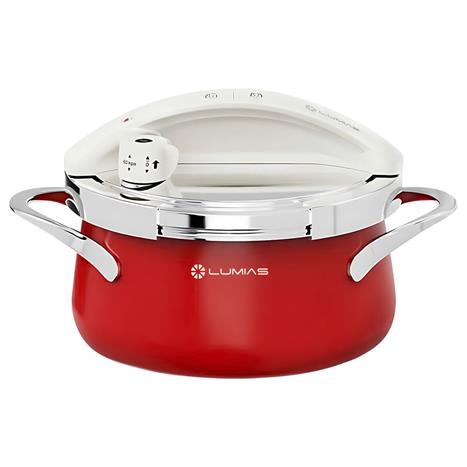 Nồi áp suất điện Lumias LPC-068 3 lít  - Đỏ Màu Đỏ