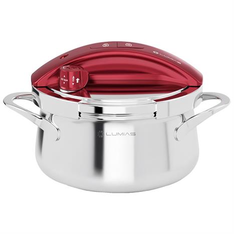 Nồi áp suất điện Lumias LPC-068 3 lít  - Bạc Màu Inox