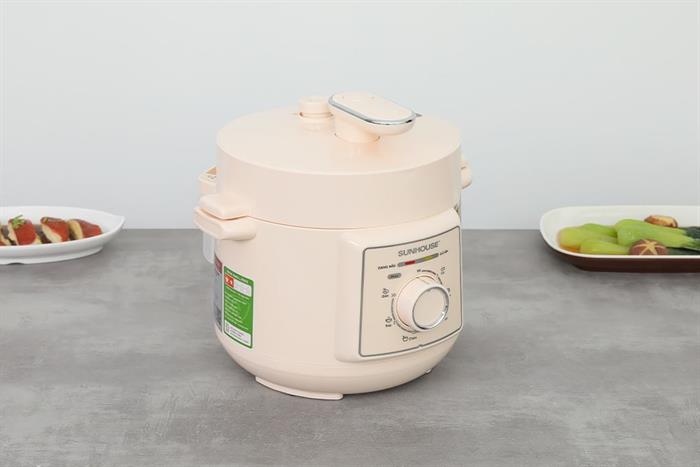 Nồi áp suất điện Sunhouse SHD1520 2.5 lít Màu Kem