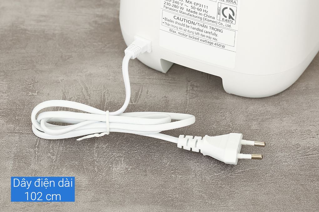 Máy xay sinh tố đa năng Panasonic MX-EP3111WRA Màu Trắng