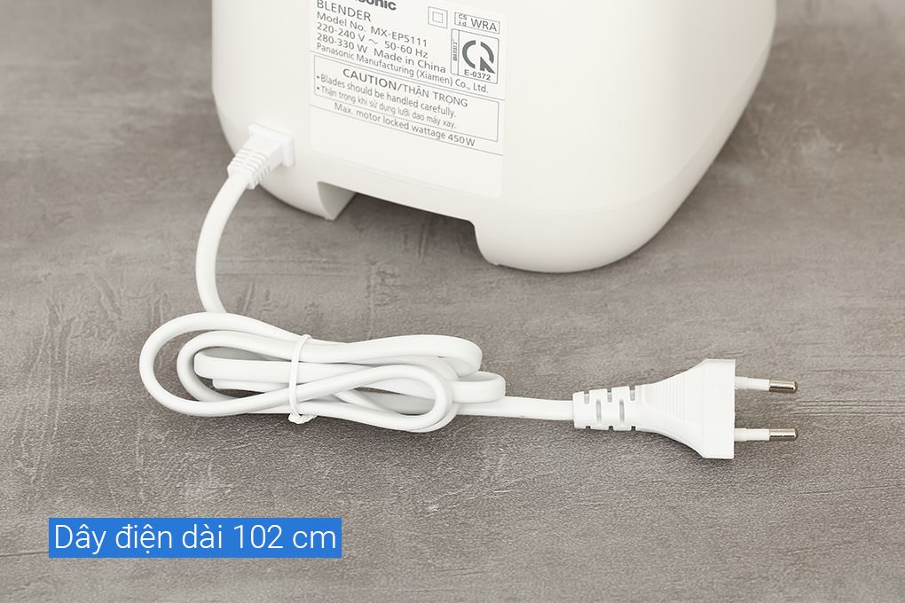 Máy xay sinh tố đa năng Panasonic MX-EP5111WRA Màu Trắng