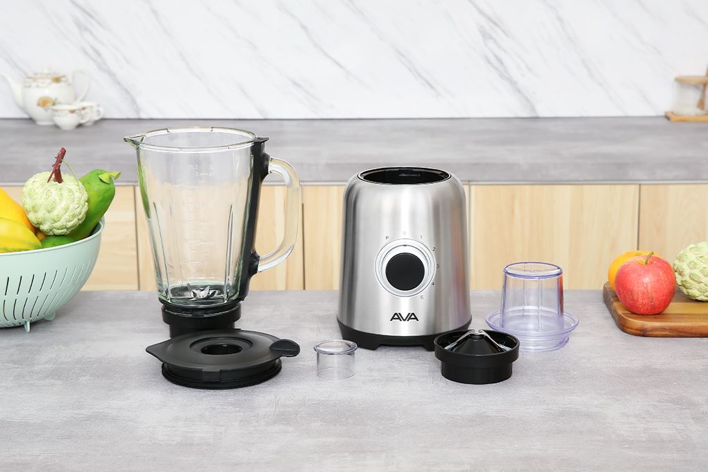 Máy xay sinh tố đa năng AVA BL9708 Màu Bạc Inox