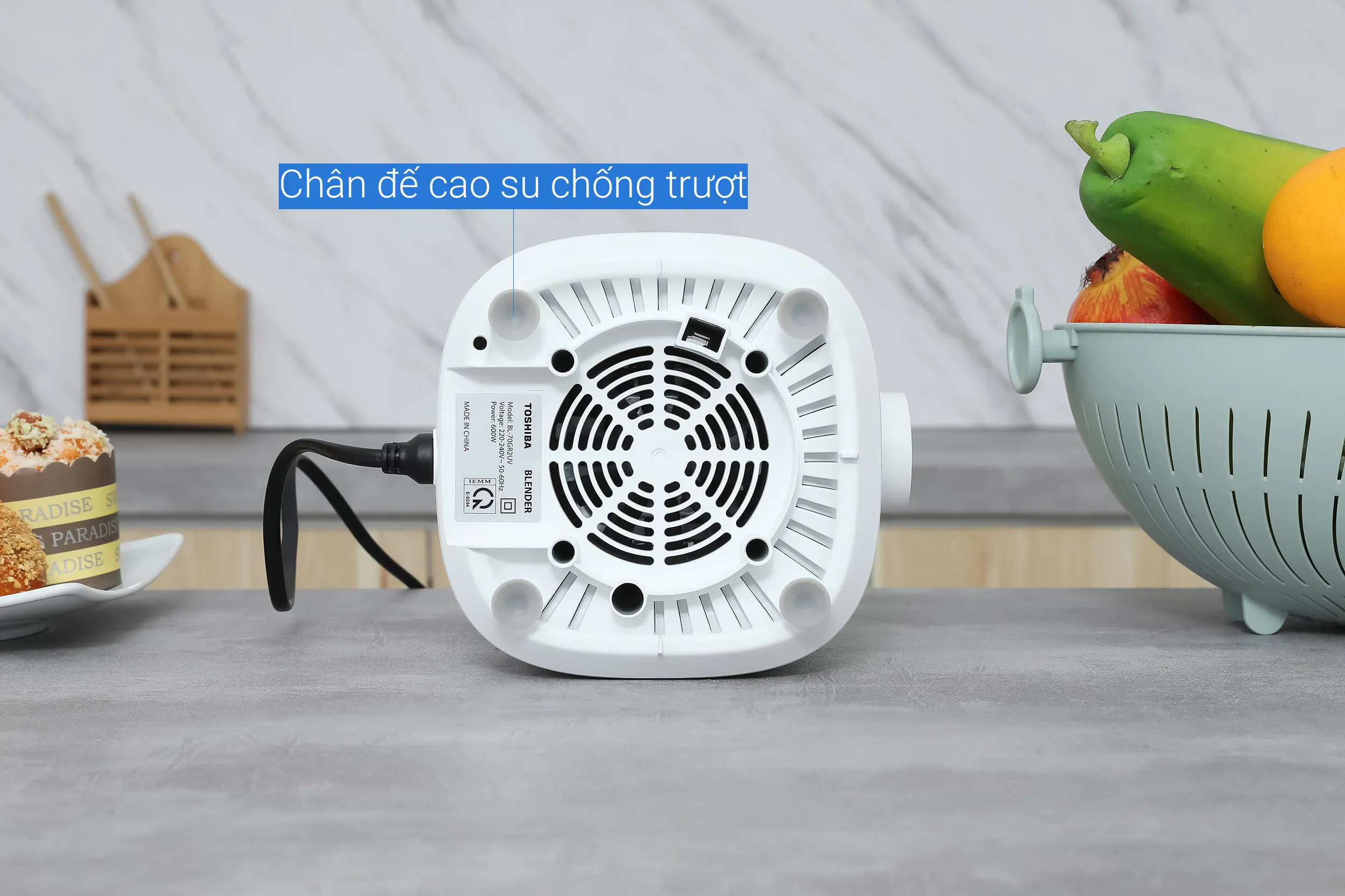 Máy xay sinh tố đa năng Toshiba BL-70GR2UV Màu Trắng