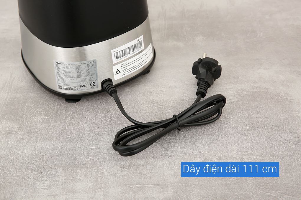 Máy xay sinh tố đa năng AVA BL828 Màu Đen - Bạc