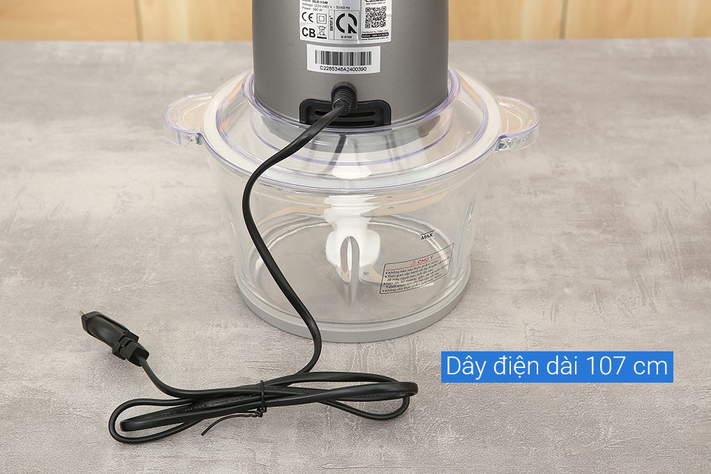Máy xay sinh tố đa năng BlueStone BLB-5348 Màu Bạc Inox