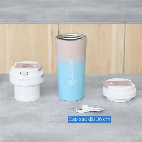 Máy xay sinh tố cầm tay Deerma DEM-NU90 - 1 cối Màu Xanh dương nhạt