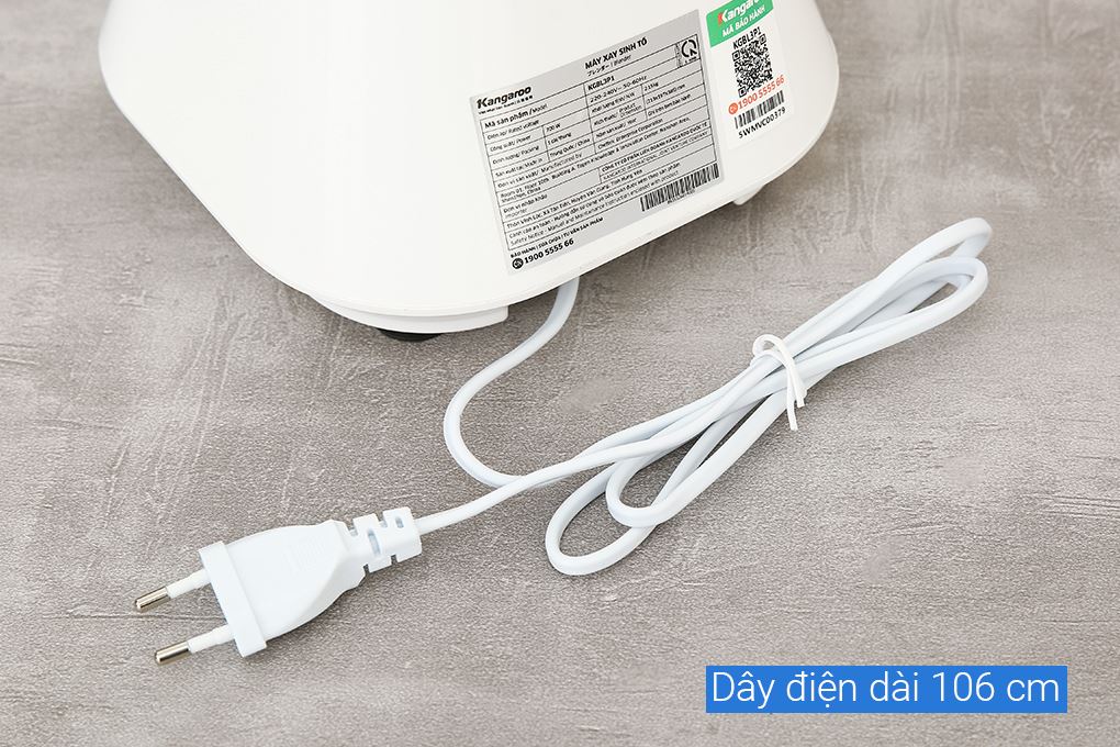 Máy xay sinh tố đa năng Kangaroo KGBL3P1 Màu Trắng