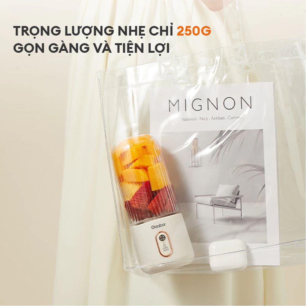 Máy xay sinh tố cầm tay Gaabor FP03T-WH01A Màu Trắng
