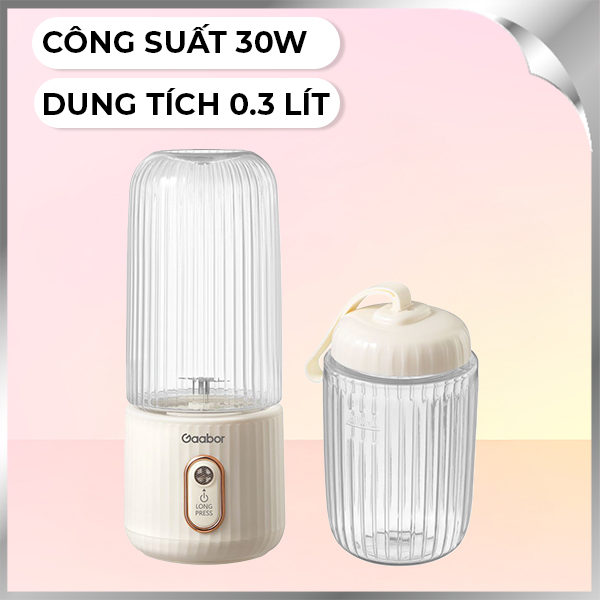 Máy xay sinh tố cầm tay Gaabor FP03T-WH01A