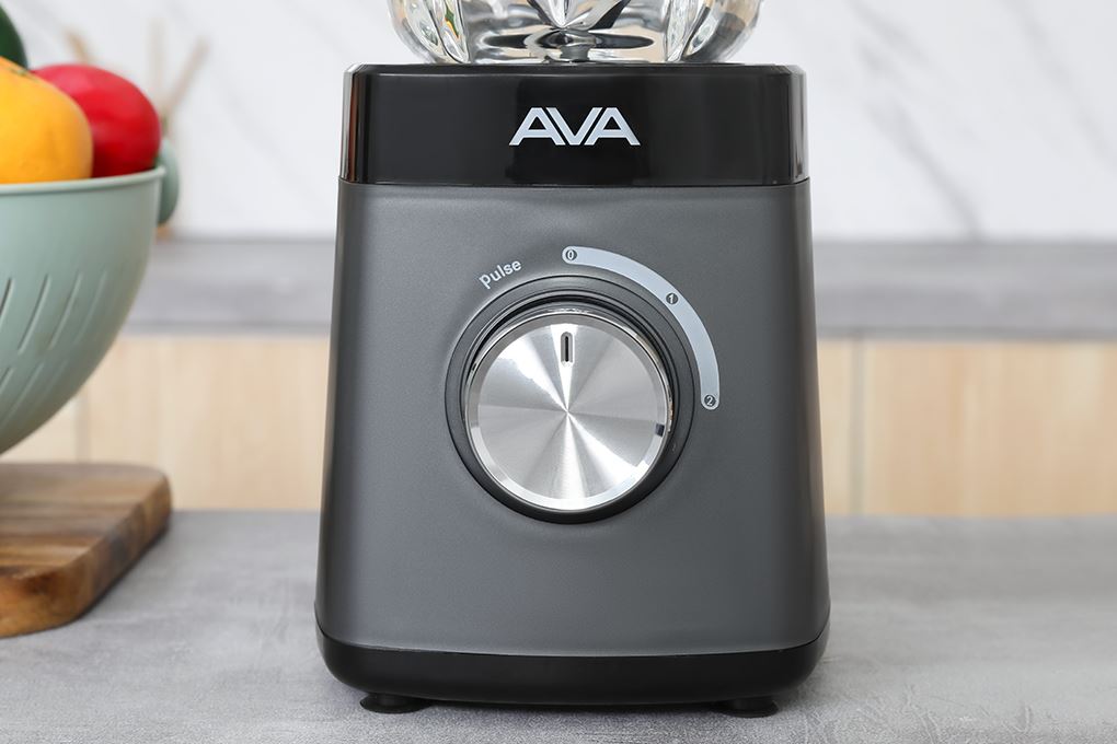 Máy xay sinh tố đa năng AVA YX-822 - 3 cối Màu Ghi đen