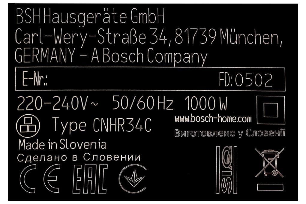 Máy xay cầm tay Bosch MSM4B624 Màu Đen