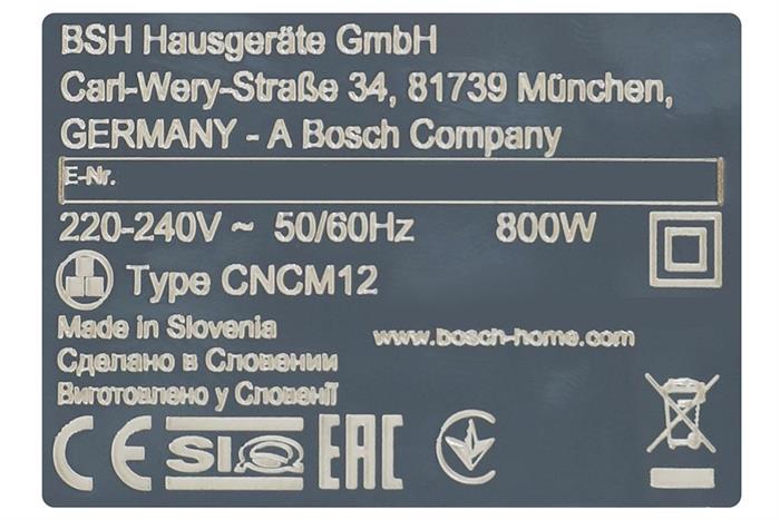 Máy xay đa năng Bosch MCM3200W Màu Trắng