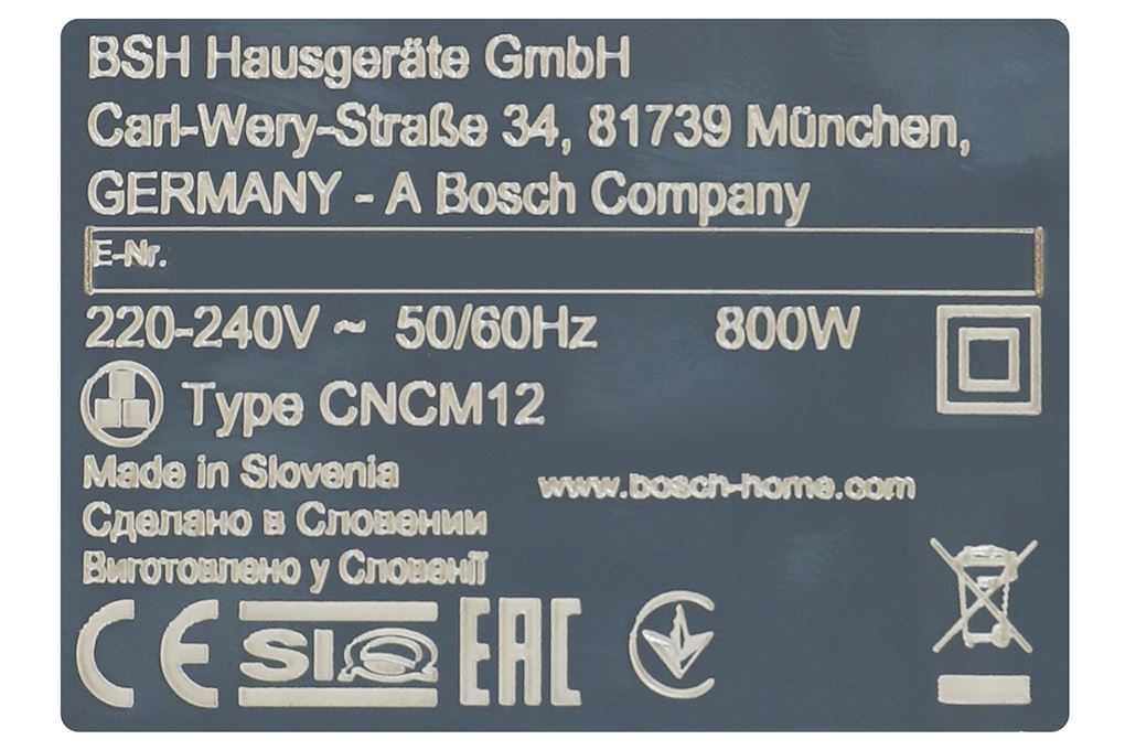 Máy xay đa năng Bosch MCM3200W Màu Trắng