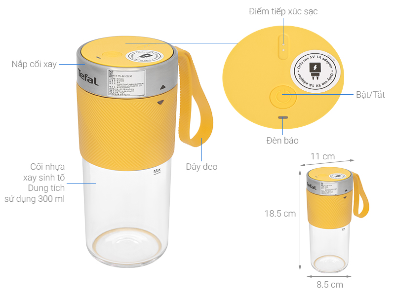 Máy xay sinh tố cầm tay Tefal BL1C0230