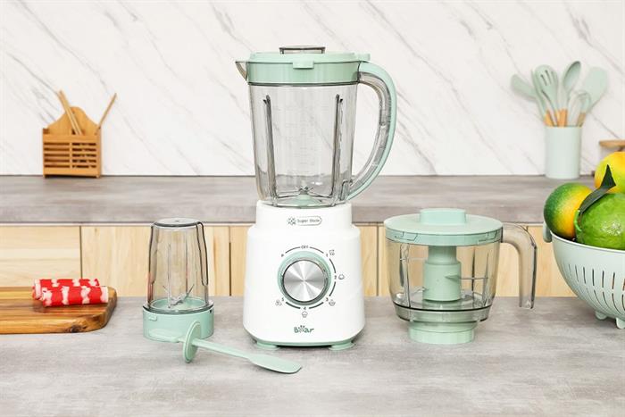 Máy xay sinh tố đa năng Bear BLD-155AE - 3 cối Màu Xanh lá