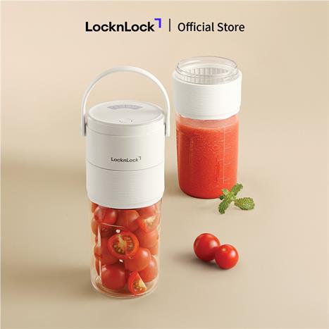 Máy xay cầm tay Lock&Lock EJJ346IVY Màu Trắng Ghi