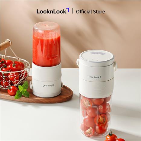 Máy xay cầm tay Lock&Lock EJJ346IVY Màu Trắng Ghi