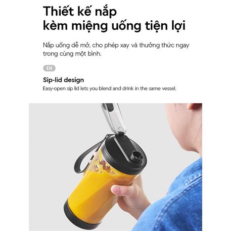 Máy xay cầm tay Lock&Lock EJJ356BLK Màu Đen