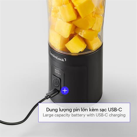 Máy xay cầm tay Lock&Lock EJJ356BLK Màu Đen