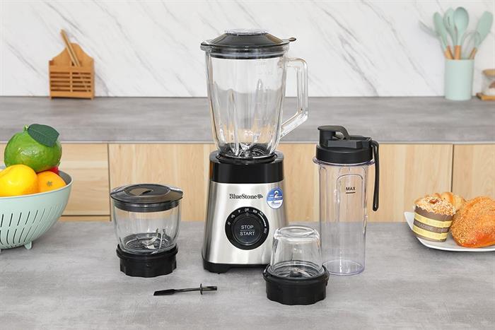 Máy xay sinh tố đa năng Bluestone BLB-5345 - 4 cối Màu Bạc