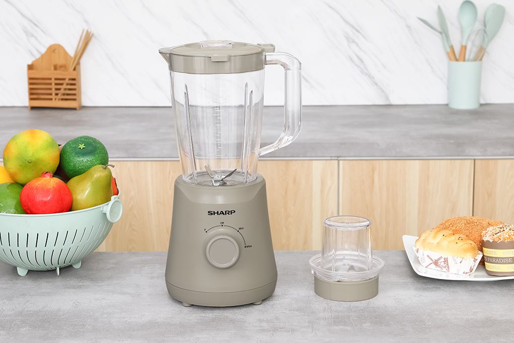 Máy xay sinh tố đa năng Sharp EM-SP250-BR Màu Vàng nhạt