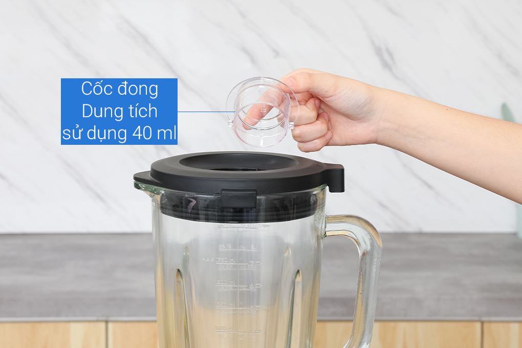 Máy xay sinh tố đa năng Sharp EM-SG1000-BK Màu Đen