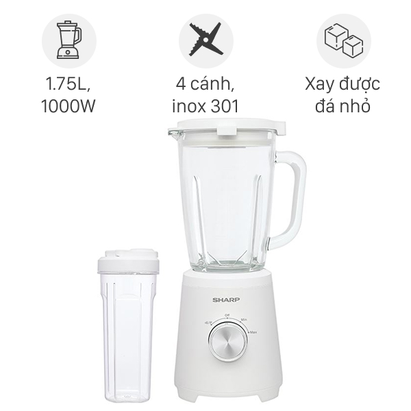 Máy xay đa năng Sharp EM-SG1001-WH