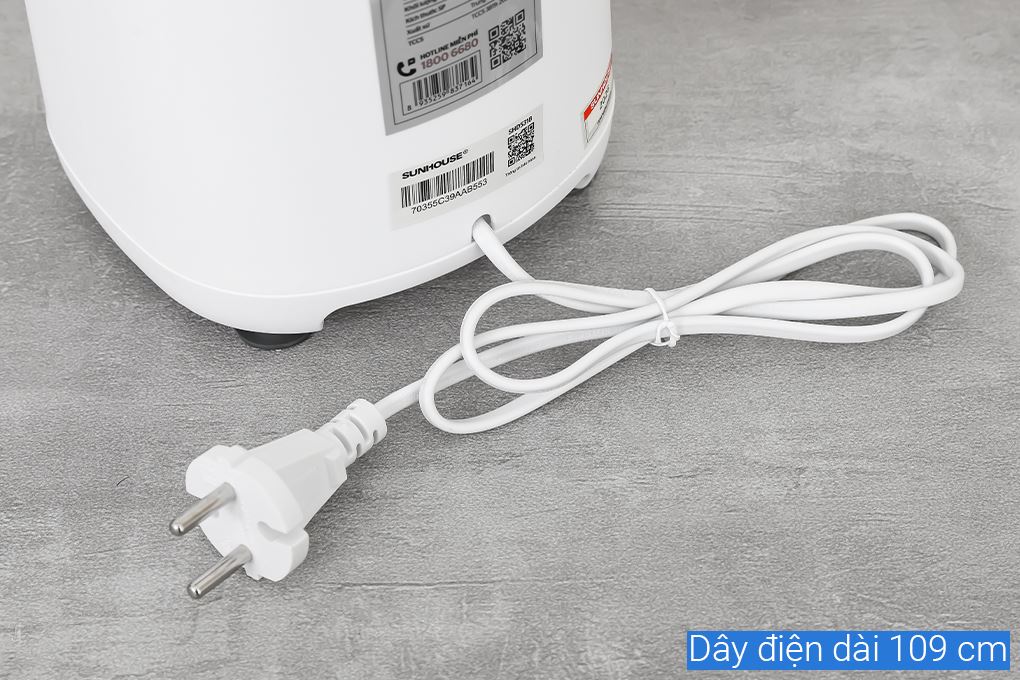 Máy xay sinh tố đa năng Sunhouse SHD5318 - 2 cối Màu Trắng