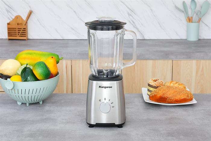 Máy xay sinh tố đa năng Kangaroo KGBL1000G - 2 cối Màu Bạc
