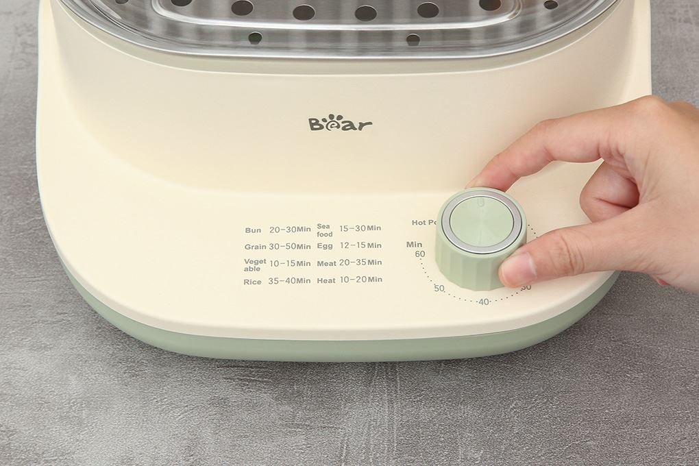Nồi lẩu hấp đa năng Bear BES-CA73G1 10 lít Màu Màu be