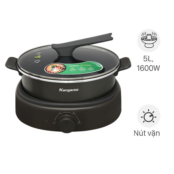 Nồi lẩu đa năng Kangaroo KGEH50N2 5 lít