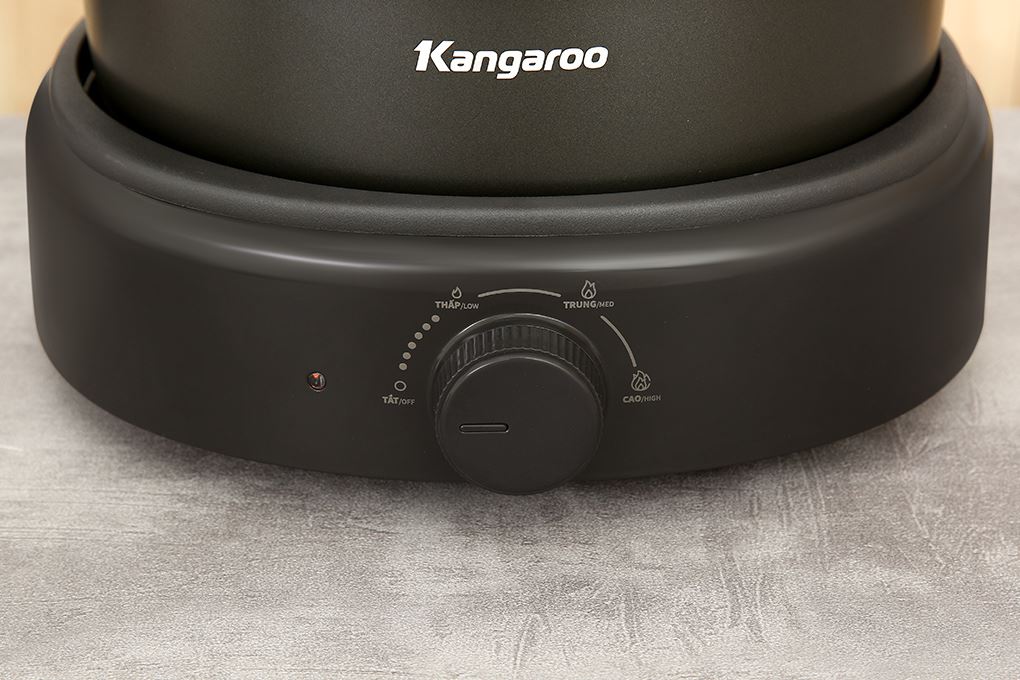Nồi lẩu điện Kangaroo KGEH50N2 5 lít Màu Ghi đen