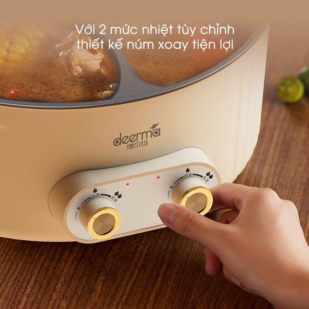 Nồi nấu đa năng Deerma DEM-DG50W 6 lít - 6