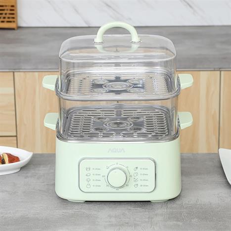 Nồi lẩu hấp đa năng AQUA ASMC-ES902(W) 9.3 lít Màu Xanh lá