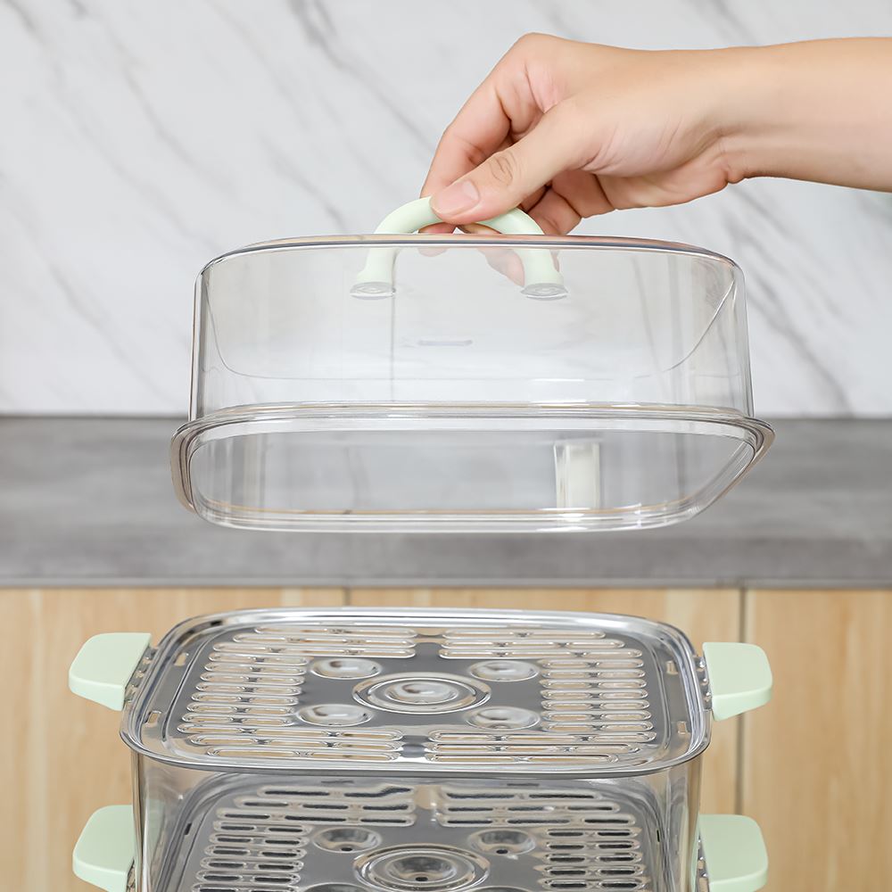 Nồi lẩu hấp đa năng AQUA ASMC-ES902(W) 9.3 lít Màu Xanh lá