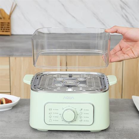 Nồi lẩu hấp đa năng AQUA ASMC-ES902(W) 9.3 lít Màu Xanh lá