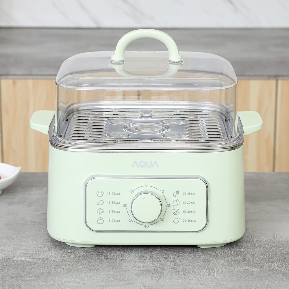 Nồi lẩu hấp đa năng AQUA ASMC-ES902(W) 9.3 lít Màu Xanh lá