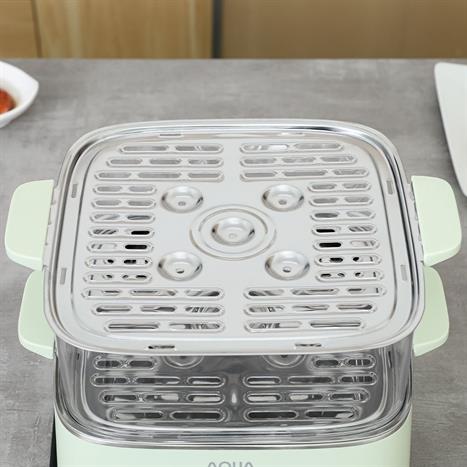 Nồi lẩu hấp đa năng AQUA ASMC-ES902(W) 9.3 lít Màu Xanh lá