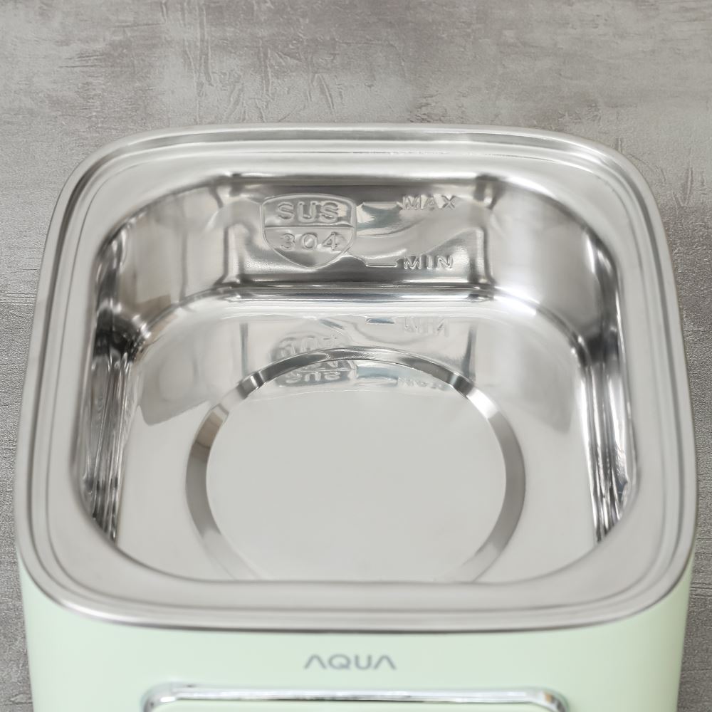 Nồi lẩu hấp đa năng AQUA ASMC-ES902(W) 9.3 lít Màu Xanh lá