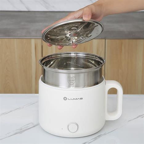 Nồi lẩu điện LUMIAS LM-PM606 1.6 lít Màu Màu be