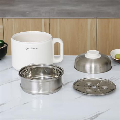 Nồi lẩu điện LUMIAS LM-PM606 1.6 lít Màu Màu be