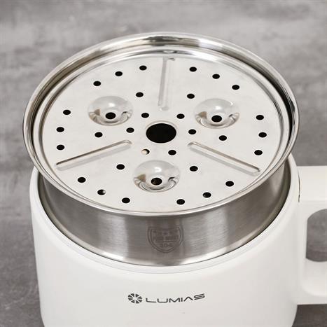 Nồi lẩu điện LUMIAS LM-PM606 1.6 lít Màu Màu be