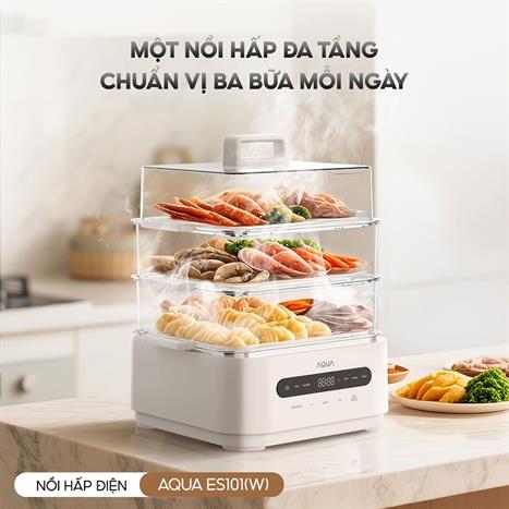 Nồi lẩu hấp đa năng AQUA ASMC-ES101(W) 15 lít