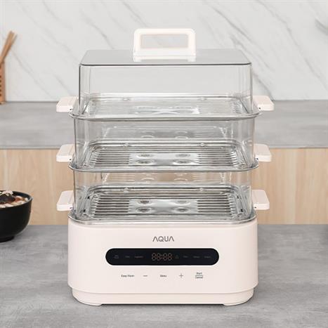Nồi lẩu hấp đa năng AQUA ASMC-ES101(W) 15 lít Màu Hồng nhạt