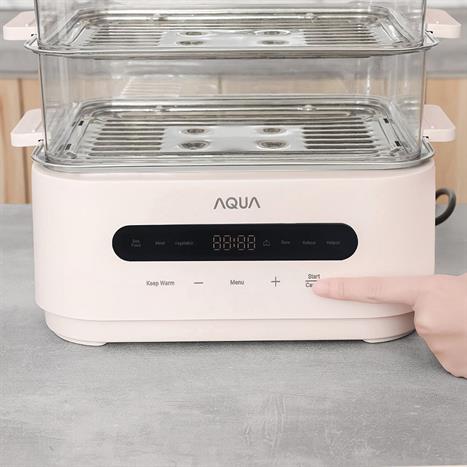 Nồi lẩu hấp đa năng AQUA ASMC-ES101(W) 15 lít Màu Hồng nhạt