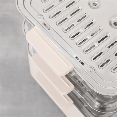Nồi lẩu hấp đa năng AQUA ASMC-ES101(W) 15 lít Màu Hồng nhạt