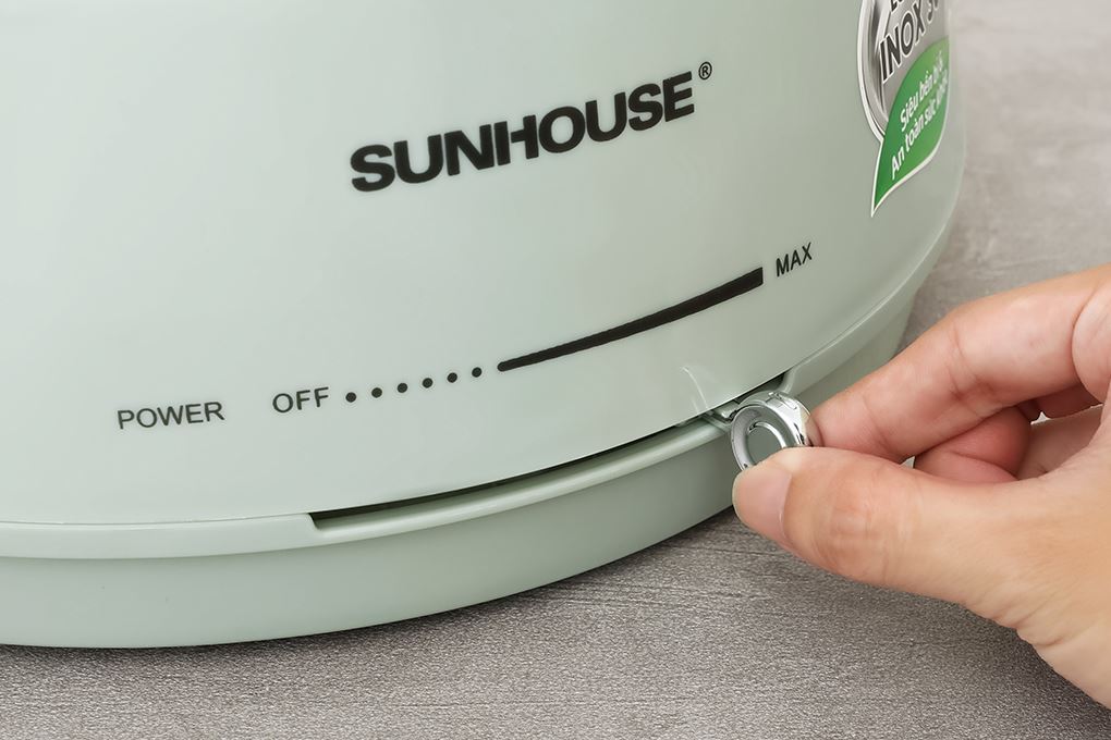 Nồi lẩu điện Sunhouse SHD4543 4 lít Màu Xanh mint