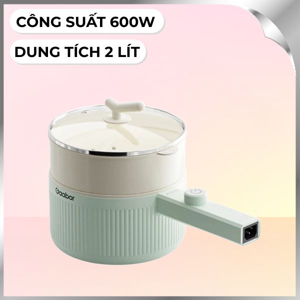 Nồi lẩu điện Gaabor EC-20M01A 2 lít 310.000₫ 429.000₫ -27%